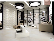 Square Beige Marble Look Porcelain Tile 24 X 24 Inches Keramik Untuk Dinding Kamar Mandi