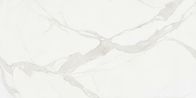 Ukuran Besar Matt Dipoles Permukaan Ubin Porselen Putih Carrara / Ubin Keramik Mengkilap 1800x900