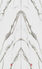 Foshan Ubin Porselen Modern Porselen Besar Calacatta Lembaran Lantai Marmer Putih Format Besar 800 * 2600mm