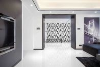 Ubin Dinding Tipis Porselen Ukuran Besar Persegi Panjang Putih Ruang Tamu Ubin Lantai Keramik Ramping Dengan Harga Bagus