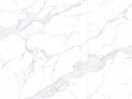 Lantai Ubin Porselen Modern Dan Desain Dinding Marmer Putih Calacatta Terlihat Ubin Porselen Ukuran Besar 1600 * 3600mm
