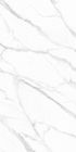 Carrara White Polished Marble Gloss 1600 * 3200mm Ubin Porselen Modern