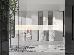 Resistensi geser tinggi Porselen Cement Look Tile Cocok untuk Cement Backer Board Substrates