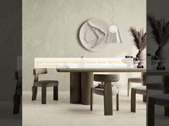 Matt Finish Porselen Lantai Keramik Indoor untuk Lingkungan Indoor