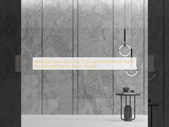 Penyerapan Air Kurang Dari 0.5% dan Ubin Dinding Porselen Interior yang Dipoles Glasir untuk Desain Interior