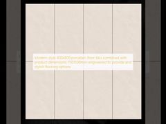 Ubin lantai porselen 800x800 gaya modern dikombinasikan dengan dimensi produk 7501500mm dirancang untuk memberikan pilihan lantai yang bergaya