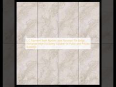 Tim Pembayaran LC Marmer Terlihat Ubin Porselen Beige Persegi Panjang Daya Tahan Tinggi Cocok untuk Bangunan Umum dan Pribadi