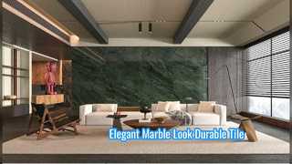Ubin Porselen Tampilan Marmer Tahan Lama Untuk Interior Modern