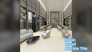 Ubin Tampilan Marmer: Tahan Noda & Mudah Dibersihkan