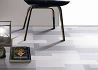 Inkjet Glaze Carpet Ceramic Tile 600x600 Mm Tahan Aus Warna Abu-abu Muda