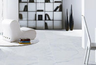 Ubin Dinding Porselen Dipoles Digital Mengkilap Carrara Warna Super Putih Tahan Beku
