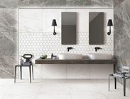 Ubin Porselen Marmer Putih Carrara, Dinding Ruang Tamu Dapur Dan Ubin Lantai