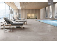 600 * 600 Grey Rectangle Cement Look Porcelain Tile Untuk Kolam Renang Indoor Matt