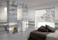 Grey Matte Tile Non Slip Keramik Ubin / Ubin Porselen Lantai Untuk Kamar Mandi Atau Toilet