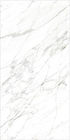Seluruh Tubuh Lantai Ubin Marmer Putih Italian Carrara Striation Marmer Terlihat Selesai Ubin Porselen1600 * 3200mm