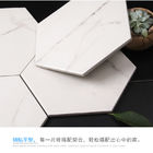 Hexagon Outdoor Indoor 8.8mm 8'X9.2' Ubin Porselen Marmer