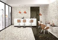 Ubin Lantai Porselen Dinding Terrazzo 600x600 Dengan Serpihan Kaca Berwarna-warni