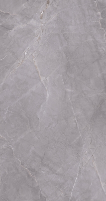12mm Indoor Slab Tiles Polars Hadow Grey Anti Slip Tahan Aus