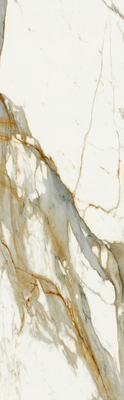 Non Slip Porcelain Slab Tile Gold Silk Giok Indah Untuk Kedai Kopi