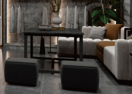 Karen Grey Ukuran 750x1500 Marmer Melihat Porselen Tile Untuk Perumahan