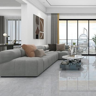 Ultra Resistant Scratch Resistant Slab Tile Indoor Ceramic Floor Tiles Dengan < 0,5% Absorpsi Air