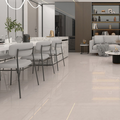 Perbaikan Mudah Lantai Porselen 10mm Mat Finish tahan noda untuk ruang tamu dalam ruangan