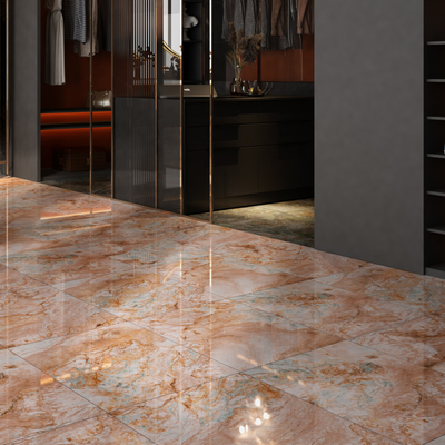 Karat tahan interior lantai porselen untuk ruang tamu