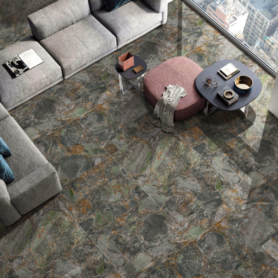 Mengubah ruang tamu dalam ruangan Porselen Marbleware Tiles tahan goresan