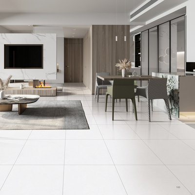 Absorpsi air 0,5% Interior Porselen dinding Slab untuk Desain canggih 600x600mm Grey Tlie