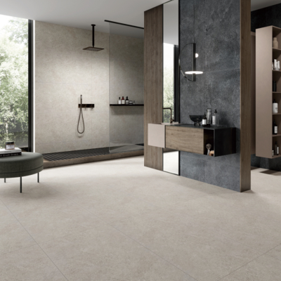 Gray Random Pattern Indoor Porcelain Stoneware Tiles Solusi Utama untuk Pemasangan Mortar Tipis