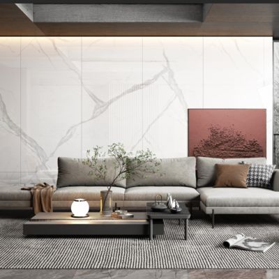 Grey Interior Porcelain Wall Slab Solusi yang Sempurna untuk Proyek Anda