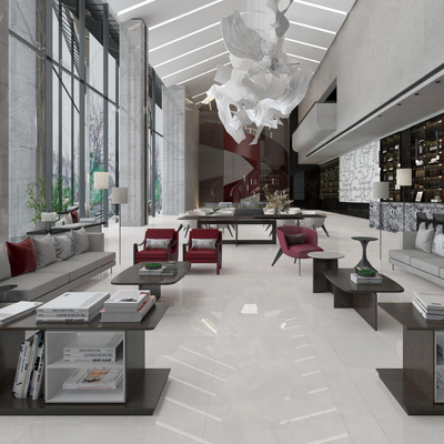 Cement Backer Board Kompatibel 800x800 porselen lantai ubin Bentuk persegi panjang Menawarkan permukaan lantai dengan daya tarik estetika modern