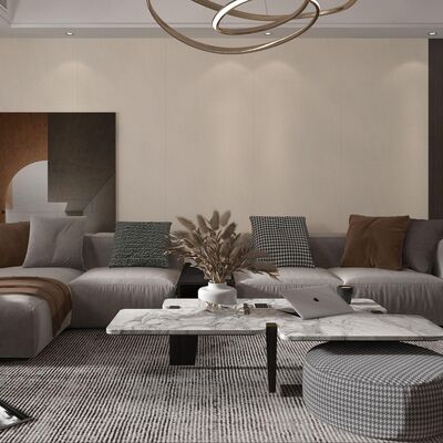 15 Pola Beragam Ubin Porselen Modern Permukaan Halus Tekstur Finishing Satin Cocok untuk Area Komersial dengan Lalu Lintas Tinggi