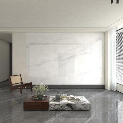 V1 Uniform Appearance Porcelain Bathroom Floor Tile Frost Resistant Low Porosity Suitable for Humid Bathroom Environments
