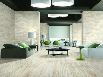 Tampilan Kayu Digital Ubin Porselen Efek Kayu Ubin Lantai Porselen Warna Beige Ukuran 600x900mm Ukuran 200x900mm