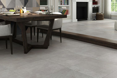 Warna Abu-abu Modern Porcelain Tile Dry Glaze Matt Surface Perawatan Mudah