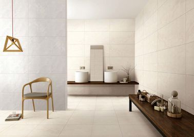 Fashion Desain Marmer Ubin Keramik Pedesaan Warna Beige Ukuran 400 * 800 mm