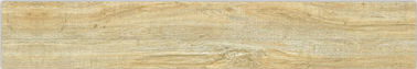 Krim Kuning Ukuran 200x1200mm Kayu Mudah Bersih Terlihat Desain Ubin Pedesaan Porselen Ukuran 8 