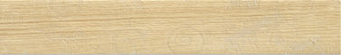 20x120 Tiru Ubin Kayu / Ubin Porselen Butir Kayu Warna Kuning Luar Ruangan