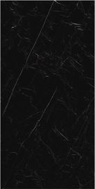 Penjualan Terbaik Marmer Terlihat Ubin Porselen Kamar Mandi Hitam Dan DapurPorcelain Dipoles Ubin Slab Besar 3200 * 1600mm