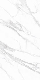 Carrara White Polished Marble Gloss 1600 * 3200mm Ubin Porselen Modern