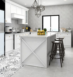 Dekorasi Ruang Tamu Warna Campuran 600x600 Mm Ubin Porselen Matt Finish