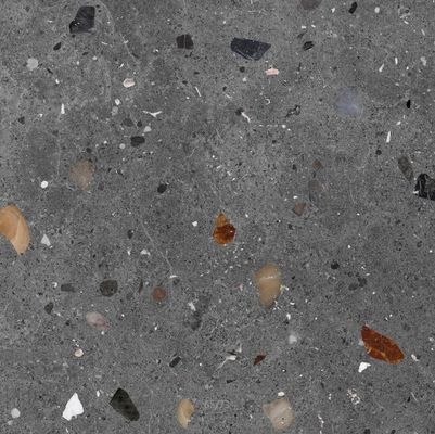 Terrazzo Marmer 600x600mm Matte Ceramic Floor Tile Anti Slip