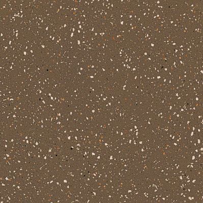 Pelat Terrazzo Ubin Lantai Porselen Tidak Mengkilap Warna Coklat Muda
